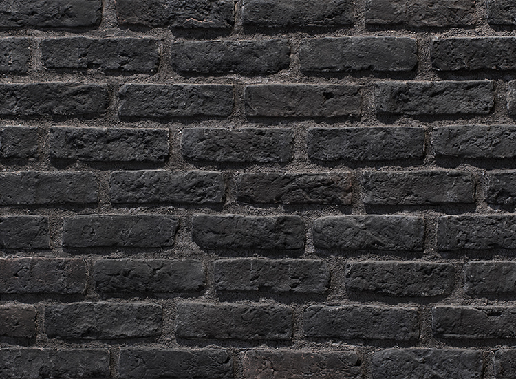 stonewrap granulbrick-50 dark grey kültür tuğlası